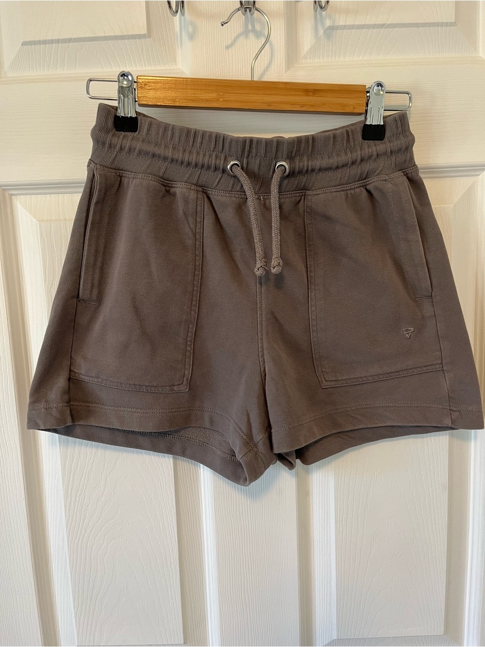 Everyday Drawstring Cotton-Blend Shorts - Taupe -Small